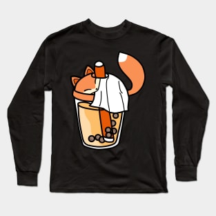 Milk Tea Fox Tee Long Sleeve T-Shirt